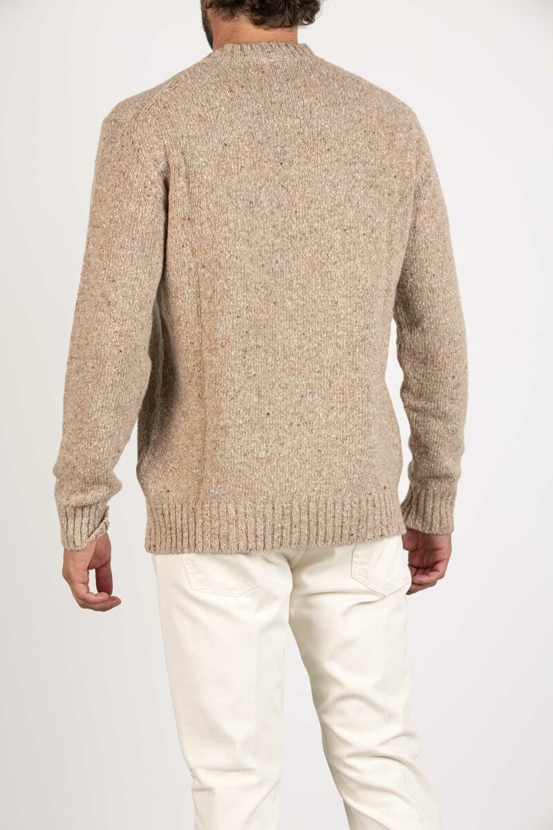 TAGLIATORE-MAGLIA "BOTTONATO"-TAGAGEPWI23 BEIGE