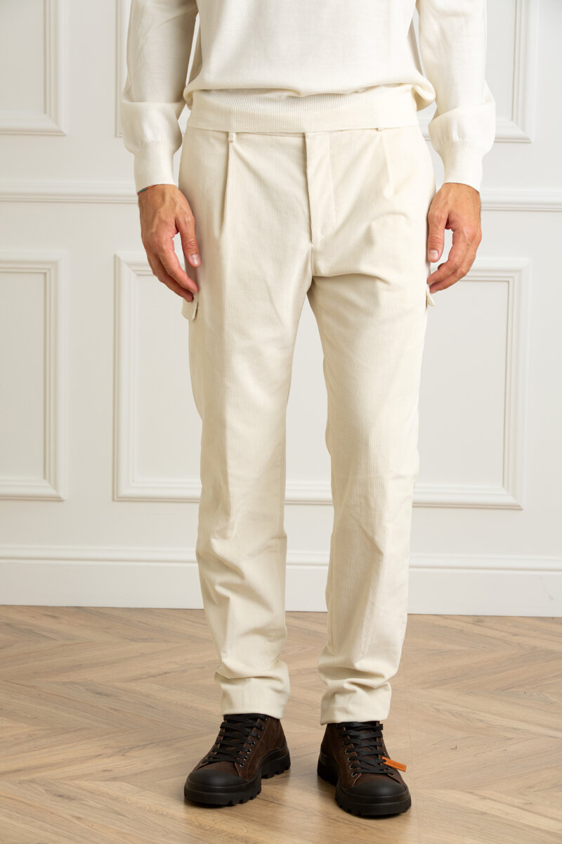 TAGLIATORE-PANTALONE-TALANG14800005 BIANCO