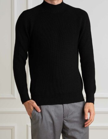 TAGLIATORE-MAGLIA LUPETTO-TALENOGSI24 NERO
