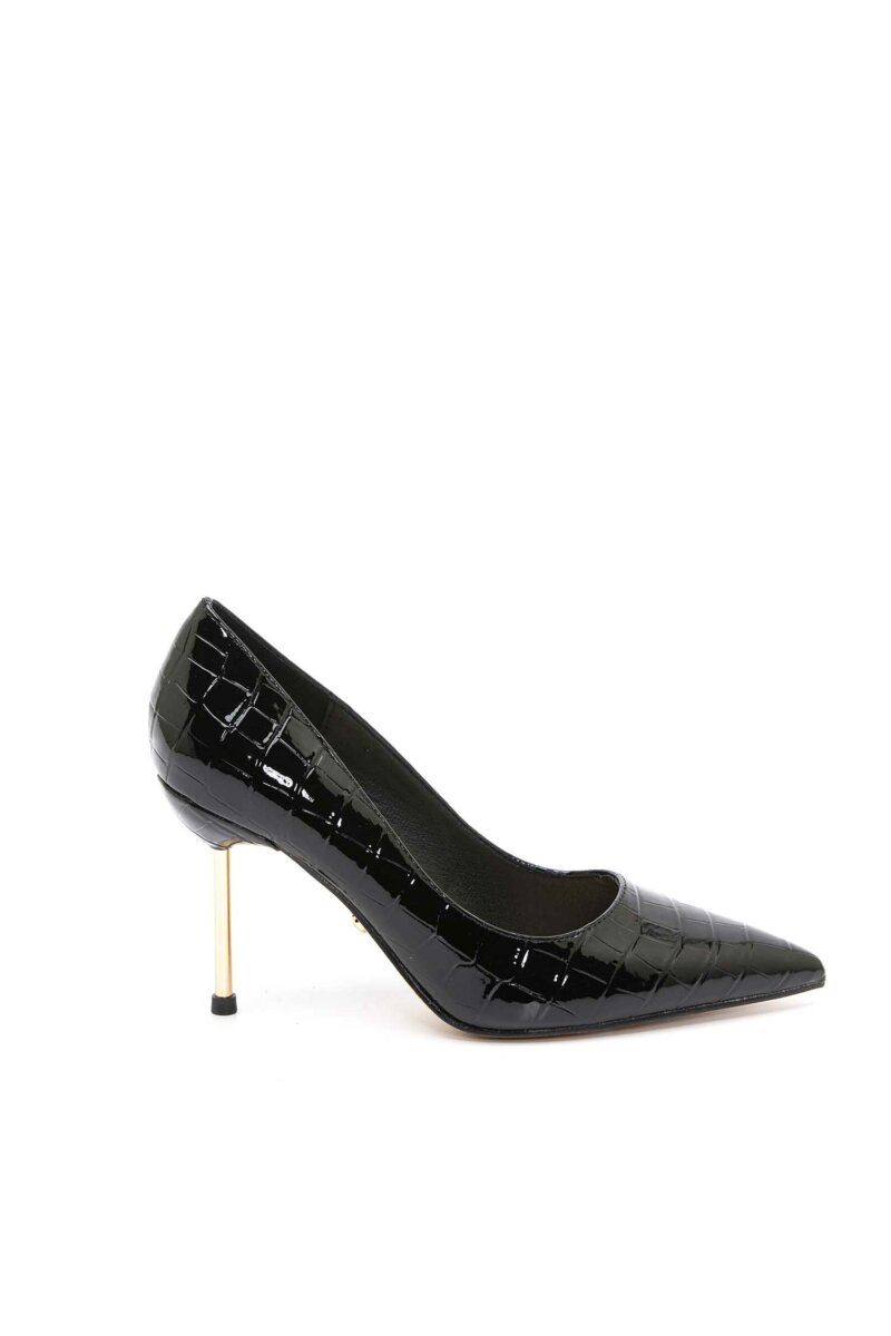 TWENTY FOURHAITCH-DECOLTE PUMP SCINTILLANTE-TWCOPAL NERO