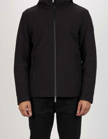 WOOLRICH-PACIFIC SOFT SHELL JACKET-WLWOOU0791MRUT3496 BLACK