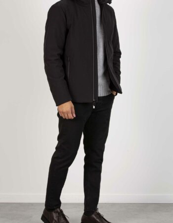 WOOLRICH-PACIFIC SOFT SHELL JACKET-WLWOOU0791MRUT3496 BLACK