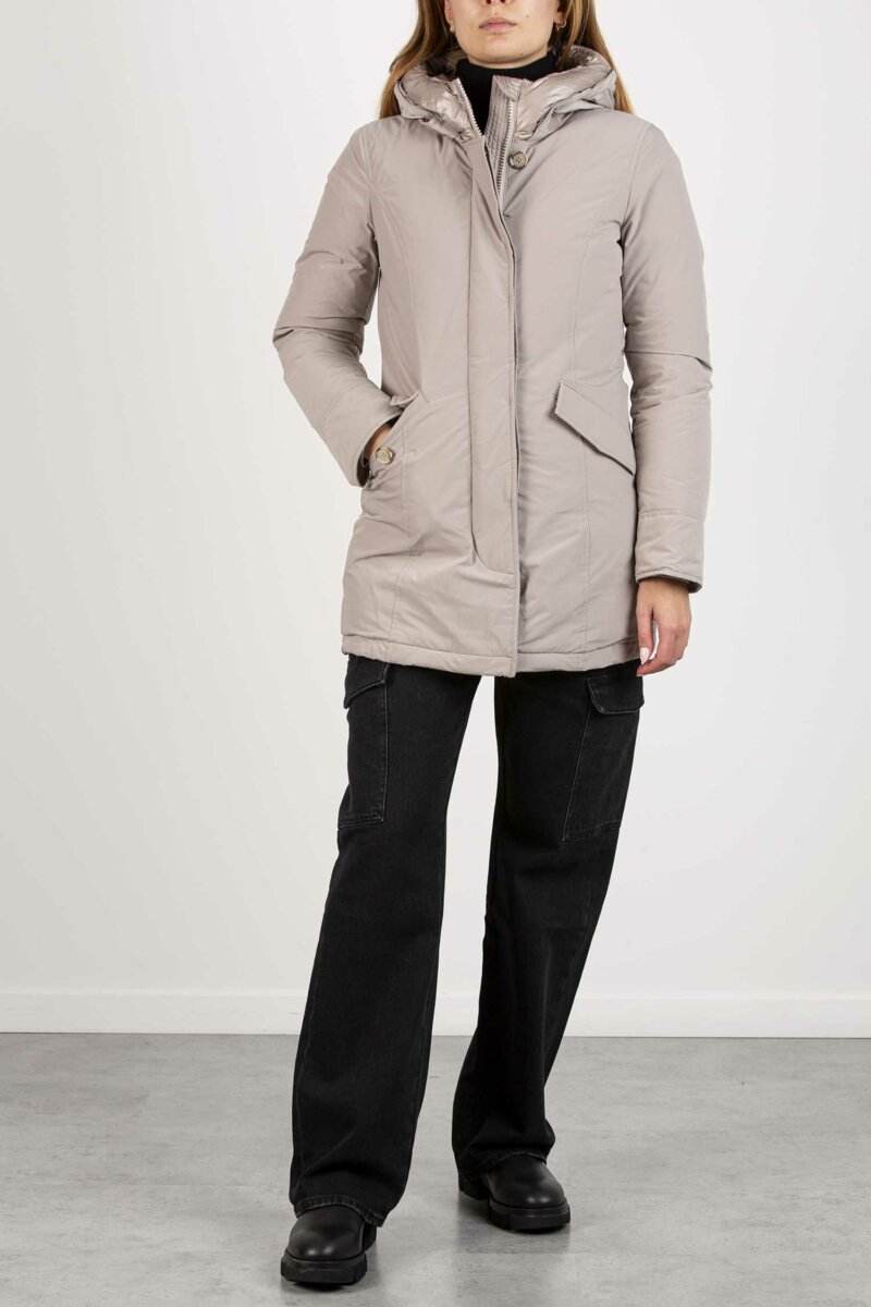 WOOLRICH-LUXURY ARCTIC PARKA-WLWWOU0686FRUT3128A3 TAUPE