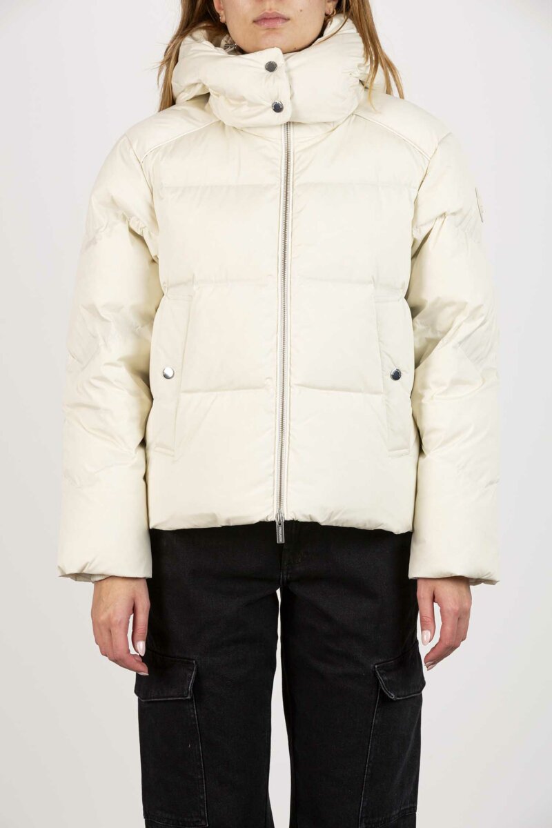 WOOLRICH-ALSEA SHORT DOWN PUFFER-WLWWOU0883FRUT1148 MILKY