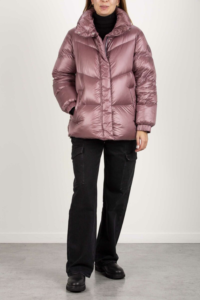 WOOLRICH-ALIQUIPPA PUFFER JACKET-WLWWOU0925FRUT3085 AMETHYST