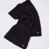 LIU JO-COORDINATO COLLO/BEANIE-LJ2F3045M0300 NERO