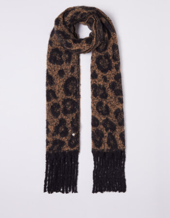 LIU JO-STOLA GARZATA JACQUARD-LJ2F3072T0300 ANIMALIER