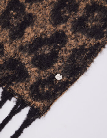 LIU JO-STOLA GARZATA JACQUARD-LJ2F3072T0300 ANIMALIER