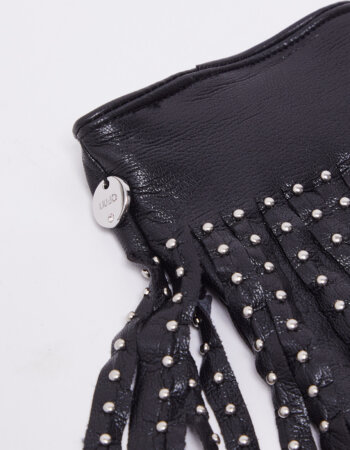 LIU JO-GUANTI CON FRANGE-LJ2F3157E0003 NERO