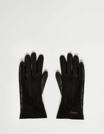 LIU JO-GUANTO CON APPLICAZIONI-LJ3F2039E0002 NERO