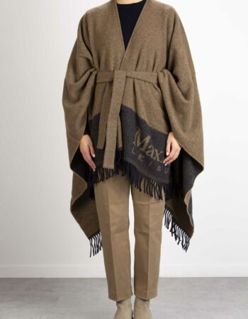 MAX MARA-CAPPA CON DISEGNO JACQUARD-MMDEODARA CAMMELLO