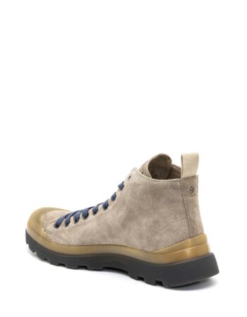 PANCHIC-BOOT P03 ANKLE SUEDE MICROFIBRE-PANP03M001003420 WALNUT