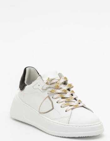 PHILIPPE MODEL-SCARPA TRES TEMPLE LOW WOMAN-PHBJLDEV01 VELLUTONER