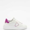 PHILIPPE MODEL-SCARPA TRES TEMPLE LOW WOMAN-PHBJLDWM01 FUCSIA