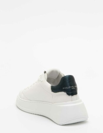 PHILIPPE MODEL-SCARPA TRES TEMPLE LOW WOMAN-PHBJLDWM02 BIANCONERO