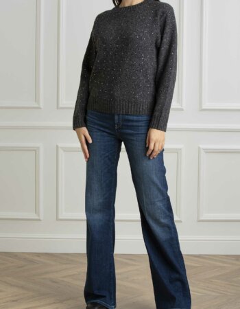 PINKO-MAGLIA AVVINATO BOTTONATO-PKAVVINATO GRIGIO