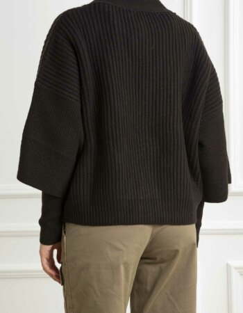 PINKO-CARDIGAN BRIOSO WARM WOOL-PKBRIOSO MARRONE