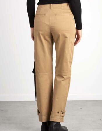 PINKO-PANTALONE RASO STRETCH-PKCALDO CAMMELLO