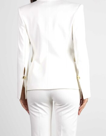 PINKO-GIACCA PUNTO STOFFA-PKGIANBURRASCA BIANCO