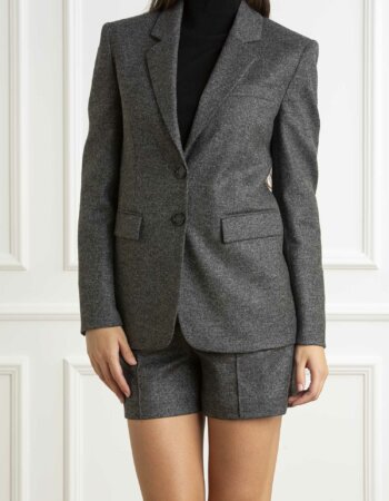 PINKO-GIACCA RUOTA FLANELLA SALE-PKRUOTA NERO