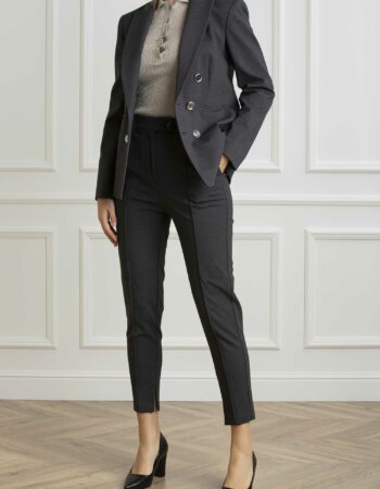 PINKO-PANTALONE TRIDENTE PUNTO-PKTRIDENTE GRIGIO