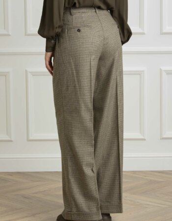 PINKO-PANTALONE VASETTO FLANELLA-PKVASETTO CAMMELLO