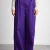 PATRIZIA PEPE-PANTALONE PALAZZO-PP1P2096A403 VIOLA