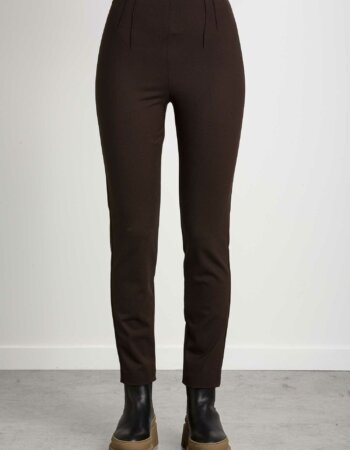 PATRIZIA PEPE-PANTALONE CON NERVATURE-PP2P1451A1PH MARRONE