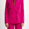 PATRIZIA PEPE-BLAZER DOPPIOPETTO ESSENTIAL-PP2S1442A6F5 FUCHSIA