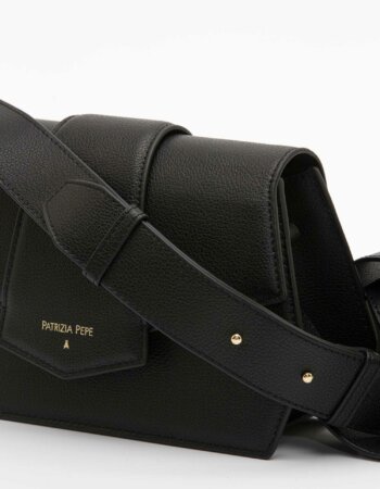 PATRIZIA PEPE-BORSA NEW GEOMETRIC-PP8B0043L001 NERO