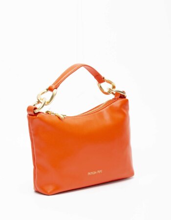 PATRIZIA PEPE-BORSA DROP PICCOLA A TRACOLLA-PP8B0076E005 ORANGE