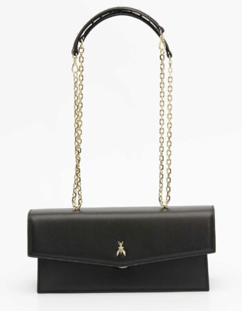 PATRIZIA PEPE-BORSA FLY BAMBY LEATHER-PP8B0135L061 NERO