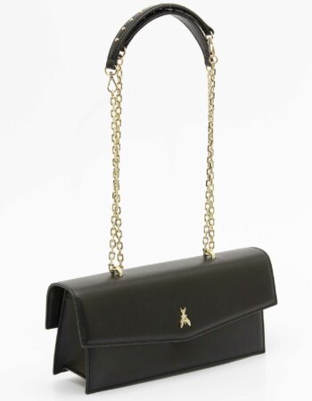 PATRIZIA PEPE-BORSA FLY BAMBY LEATHER-PP8B0135L061 NERO