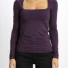 PATRIZIA PEPE-T-SHIRT FLY ESSENTIAL-PP8M1487J013 VIOLA