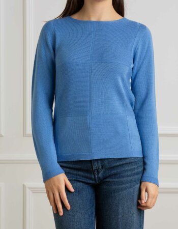 YOU GET IT-MAGLIA GIRO-PRE324680 CELESTE