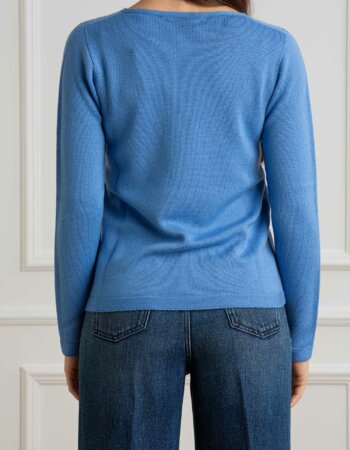 YOU GET IT-MAGLIA GIRO-PRE324680 CELESTE