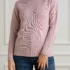 YOU GET IT-MAGLIA GIRO TRECCIA-PRE324715 ROSA