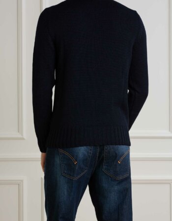 CUSTOMER LOVERS-MAGLIA GIRO F5 MERINOS-PRI4263 BLU