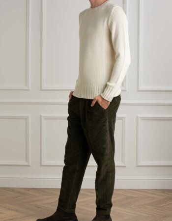 CUSTOMER LOVERS-MAGLIA GIRO F5 MERINOS-PRI4263 PANNA