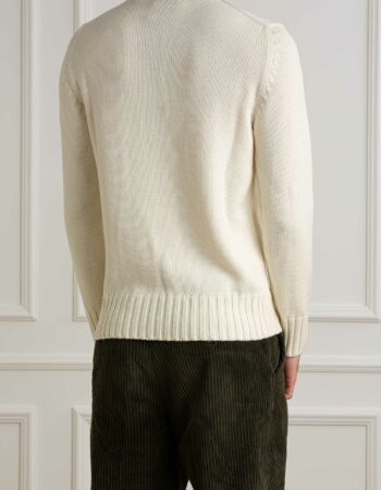 CUSTOMER LOVERS-MAGLIA GIRO F5 MERINOS-PRI4263 PANNA