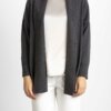 PUROTATTO-CARDIGAN LUNGO 2 FILI-PUR2137 GRS