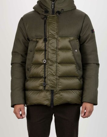 PEUTEREY-GIUBBINO INSERTO LANA UOMO-PYLICH VERDE