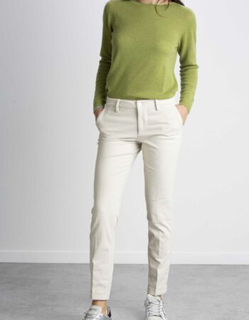 RE-HASH-PANTALONE GLORIA CHINO-RHP2782367 PANNA
