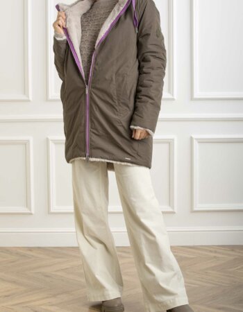 RINO PELLE-PARKA REVERSIBILE-RINJAVIN HUNTER