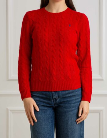 RALPH LAUREN-MAGLIA M/L JULIANNA-RL910421A24 RED