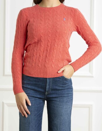 RALPH LAUREN-MAGLIA M/L JULIANNA-RL910421A24 ROSETTE