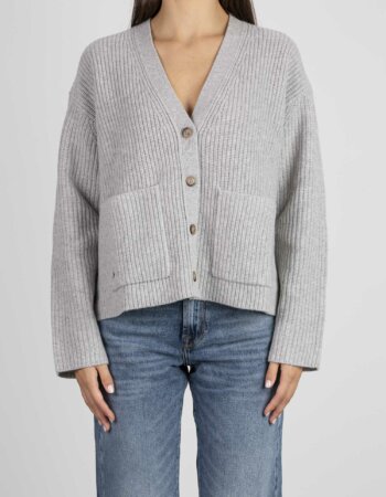 RALPH LAUREN-CARDIGAN VN PP-RL910426 GREY
