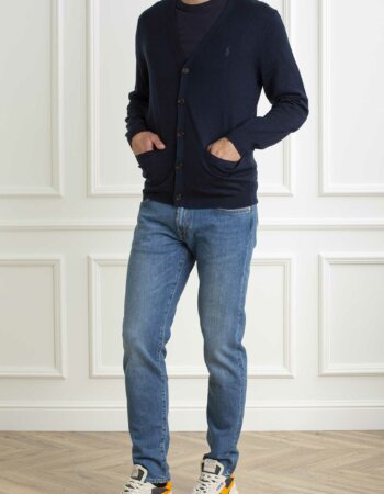 RALPH LAUREN-CARDIGAN-RL946144 NAVY