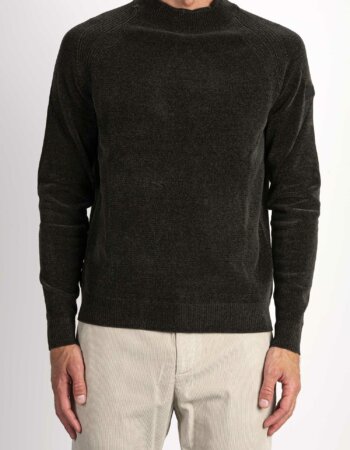 RRD-MAGLIA VELVET LUPETTO-RRDW23125 VERDE