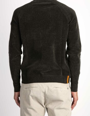 RRD-MAGLIA VELVET LUPETTO-RRDW23125 VERDE